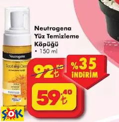 NEUTROGENA YÜZ TEMİZLEME KÖPÜĞÜ